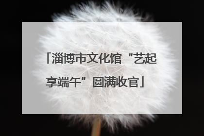 淄博市文化馆“艺起享端午”圆满收官
