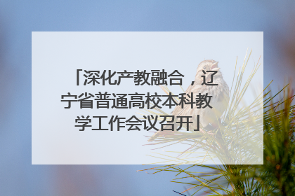 深化产教融合，辽宁省普通高校本科教学工作会议召开