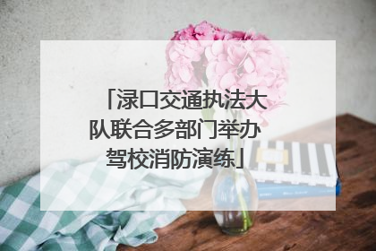 渌口交通执法大队联合多部门举办驾校消防演练