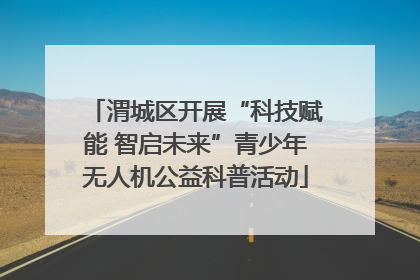 渭城区开展“科技赋能 智启未来”青少年无人机公益科普活动