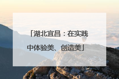 湖北宜昌：在实践中体验美、创造美