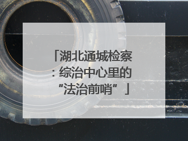 湖北通城检察：综治中心里的“法治前哨”
