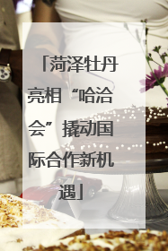 菏泽牡丹亮相“哈洽会”撬动国际合作新机遇