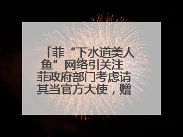 菲“下水道美人鱼”网络引关注 菲政府部门考虑请其当官方大使，赠现金开店