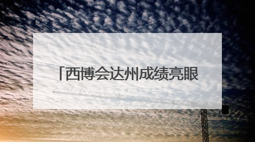 西博会达州成绩亮眼 91家企业共收获2639万元订单