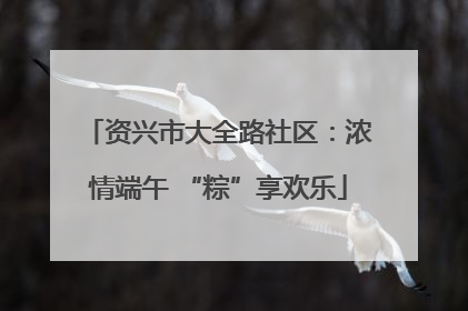 资兴市大全路社区：浓情端午 “粽”享欢乐