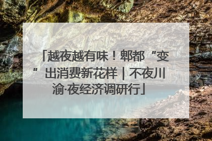 越夜越有味！郫都“变”出消费新花样｜不夜川渝·夜经济调研行