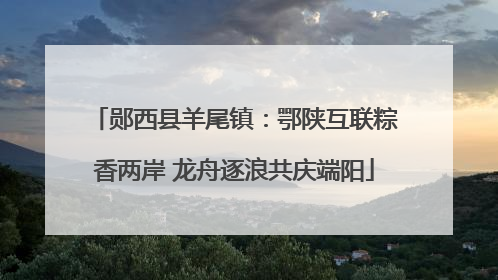郧西县羊尾镇：鄂陕互联粽香两岸 龙舟逐浪共庆端阳
