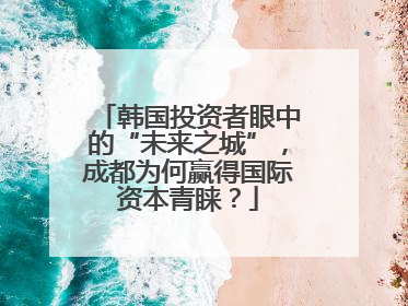 韩国投资者眼中的“未来之城”，成都为何赢得国际资本青睐？