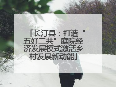 长汀县：打造“五好三共”庭院经济发展模式激活乡村发展新动能