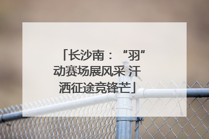长沙南：“羽”动赛场展风采 汗洒征途竞锋芒