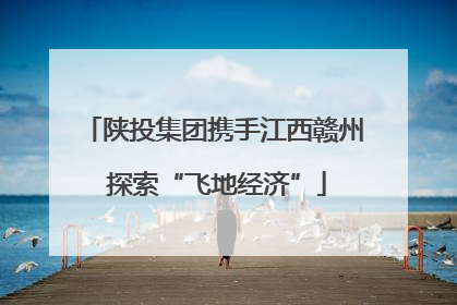 陕投集团携手江西赣州 探索“飞地经济”