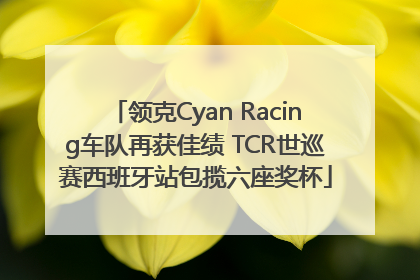 领克Cyan Racing车队再获佳绩 TCR世巡赛西班牙站包揽六座奖杯