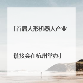 首届人形机器人产业链接会在杭州举办
