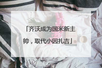齐沃成为国米新主帅，取代小因扎吉
