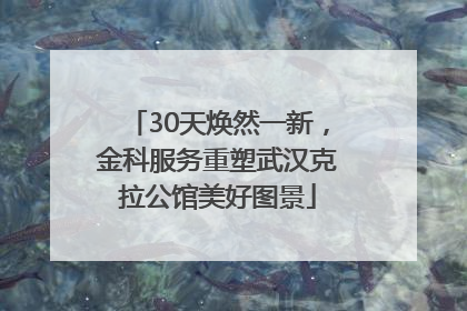30天焕然一新，金科服务重塑武汉克拉公馆美好图景