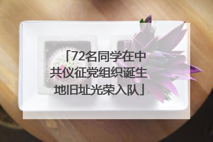 72名同学在中共仪征党组织诞生地旧址光荣入队