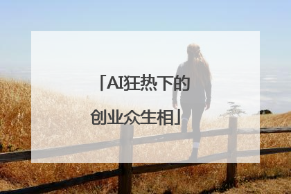 AI狂热下的创业众生相